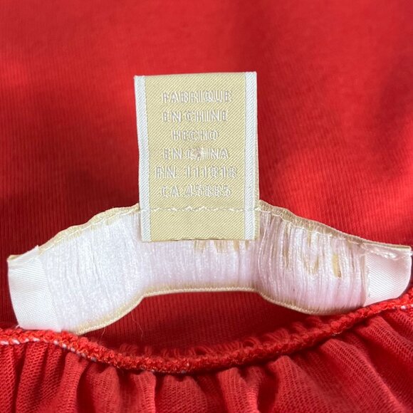 Michael Kors On Off Shoulder Blouse Womens Small Coral Pink - Picture 7 of 10